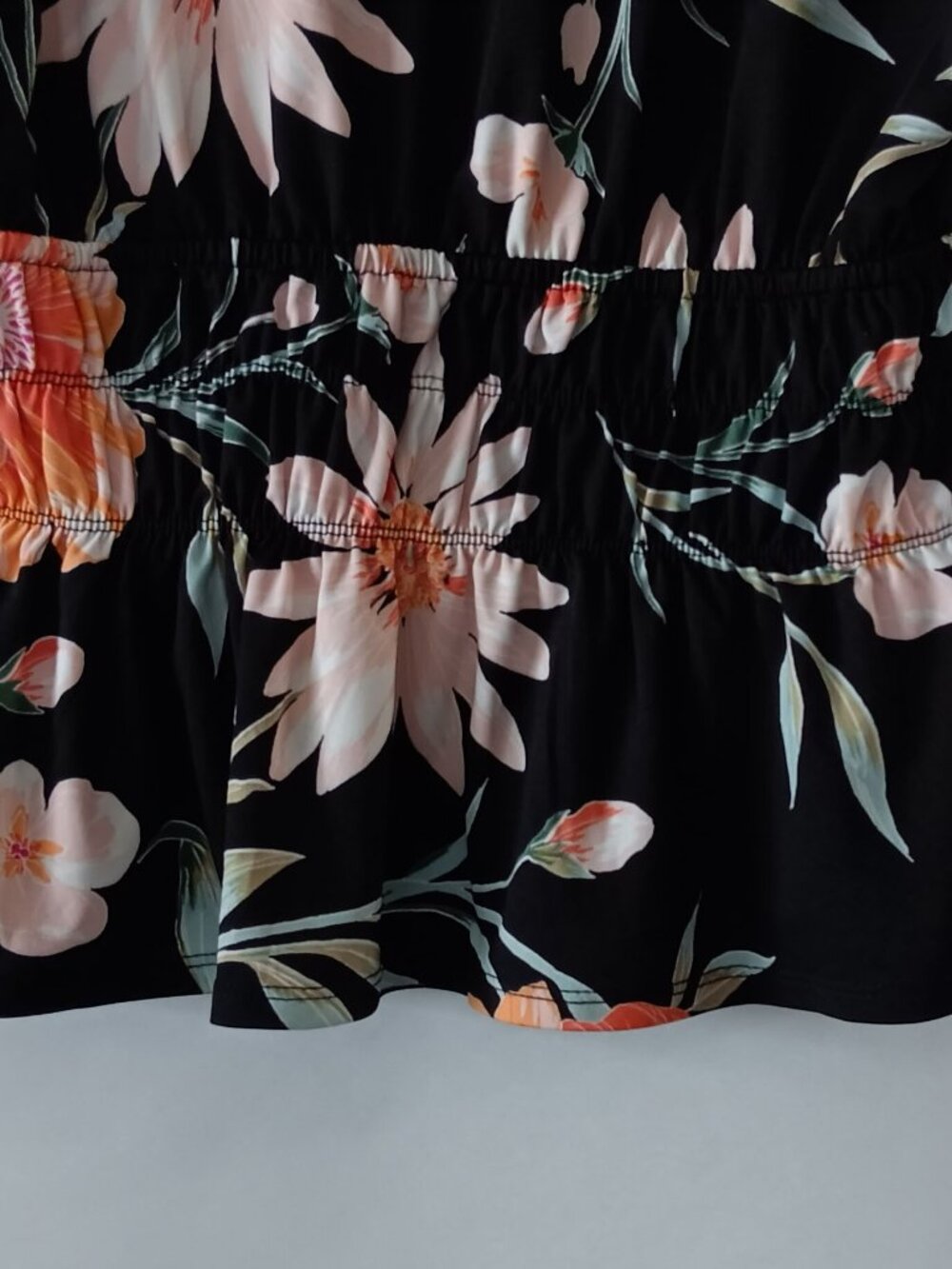 IVY RIDGE Black Floral Raised Waist Blouse - Picture 6 of 9